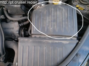 Chrysler PT Cruiser Engine Air Filter Location